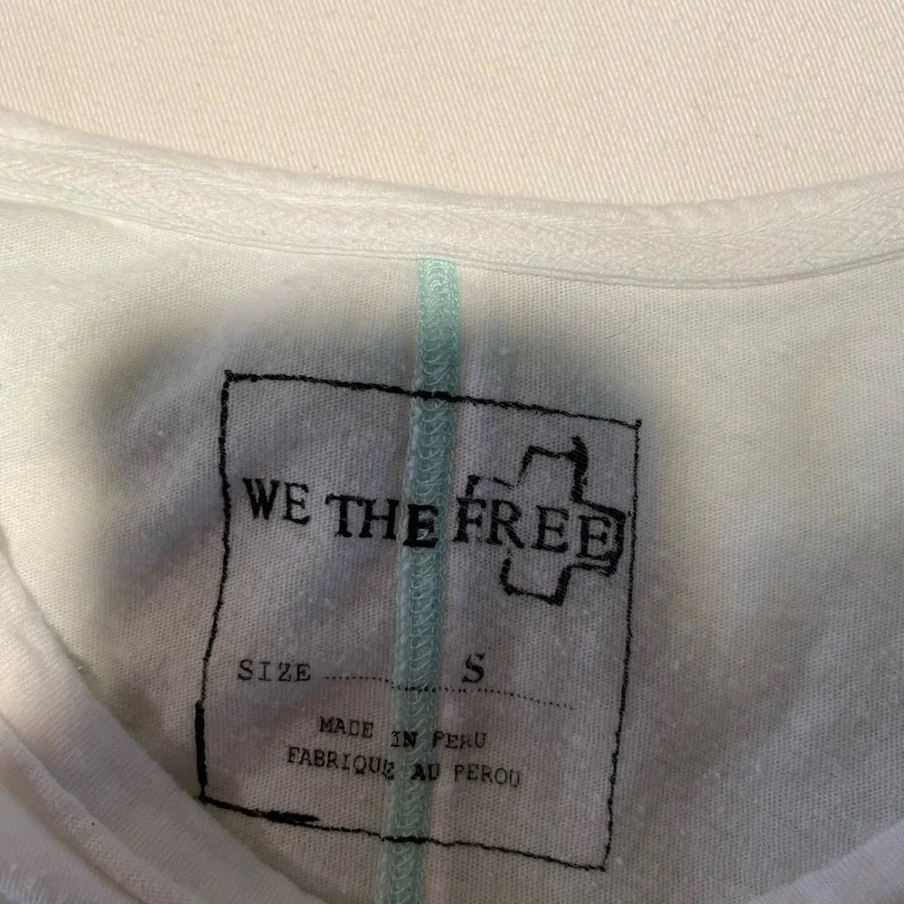 We The Free long sleeve minty bayalage T-shirt - Picture 6 of 9